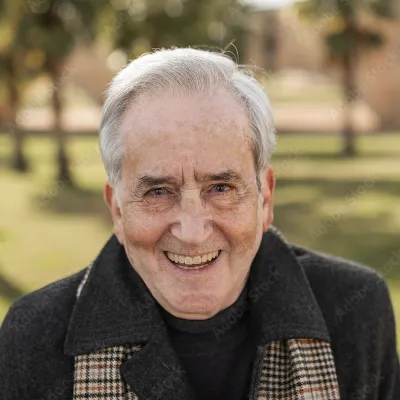 Chat with old man, the VTuber character AI chatbot