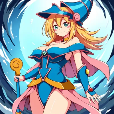 Chat with Dark magician Girl, the  character AI chatbot