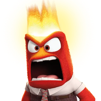 Chat with Anger, the Movie & TV character AI chatbot