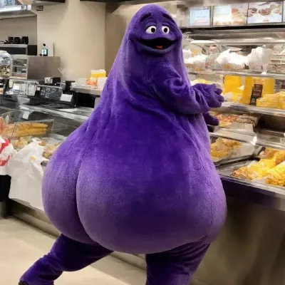 Chat with Grimace, the Anime character AI chatbot