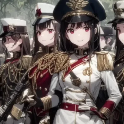 Chat with girls army, the  character AI chatbot