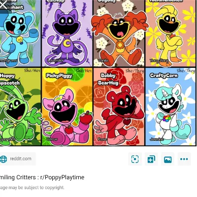 Chat with Smiling critters, the  character AI chatbot