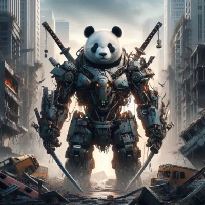 Chat with Mecha Panda 2.0, the  character AI chatbot