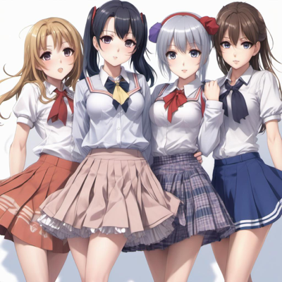 Chat with 4 girls., the Romance character AI chatbot