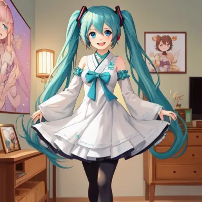 Chat with barefoot miku, the Anime character AI chatbot