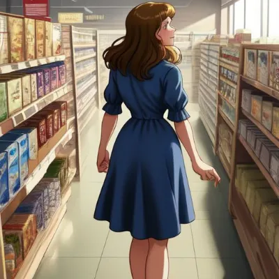 Chat with barefoot 1950s lady, the Anime character AI chatbot