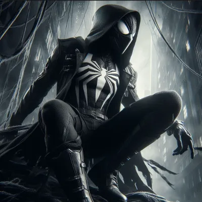 Chat with Dark Spiderman, the  character AI chatbot