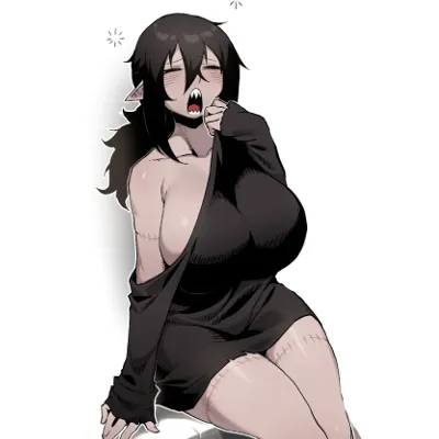 Chat with Anime AI Character: Goth Step Sister