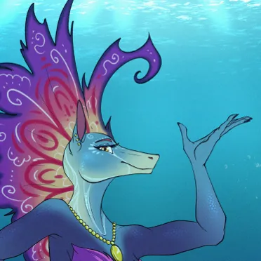 Chat with Sophia the mermare, the OC character AI chatbot