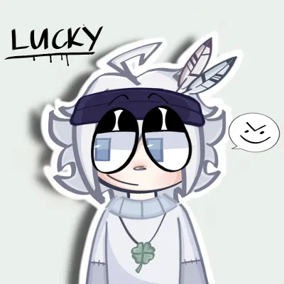 Chat with Lucky, the OC character AI chatbot