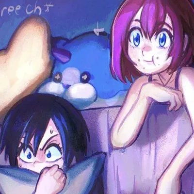 Chat with Mixin Sleepover, the Anime character AI chatbot