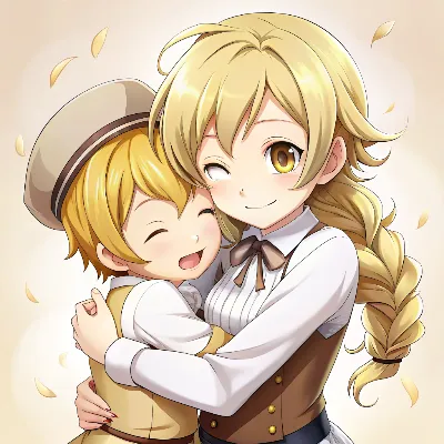 Chat with mami tomoe and kid, the Anime character AI chatbot