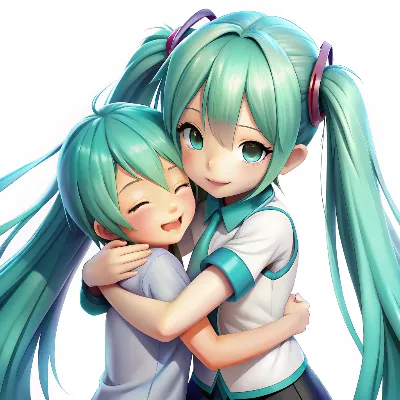 Chat with miku and kid, the Anime character AI chatbot
