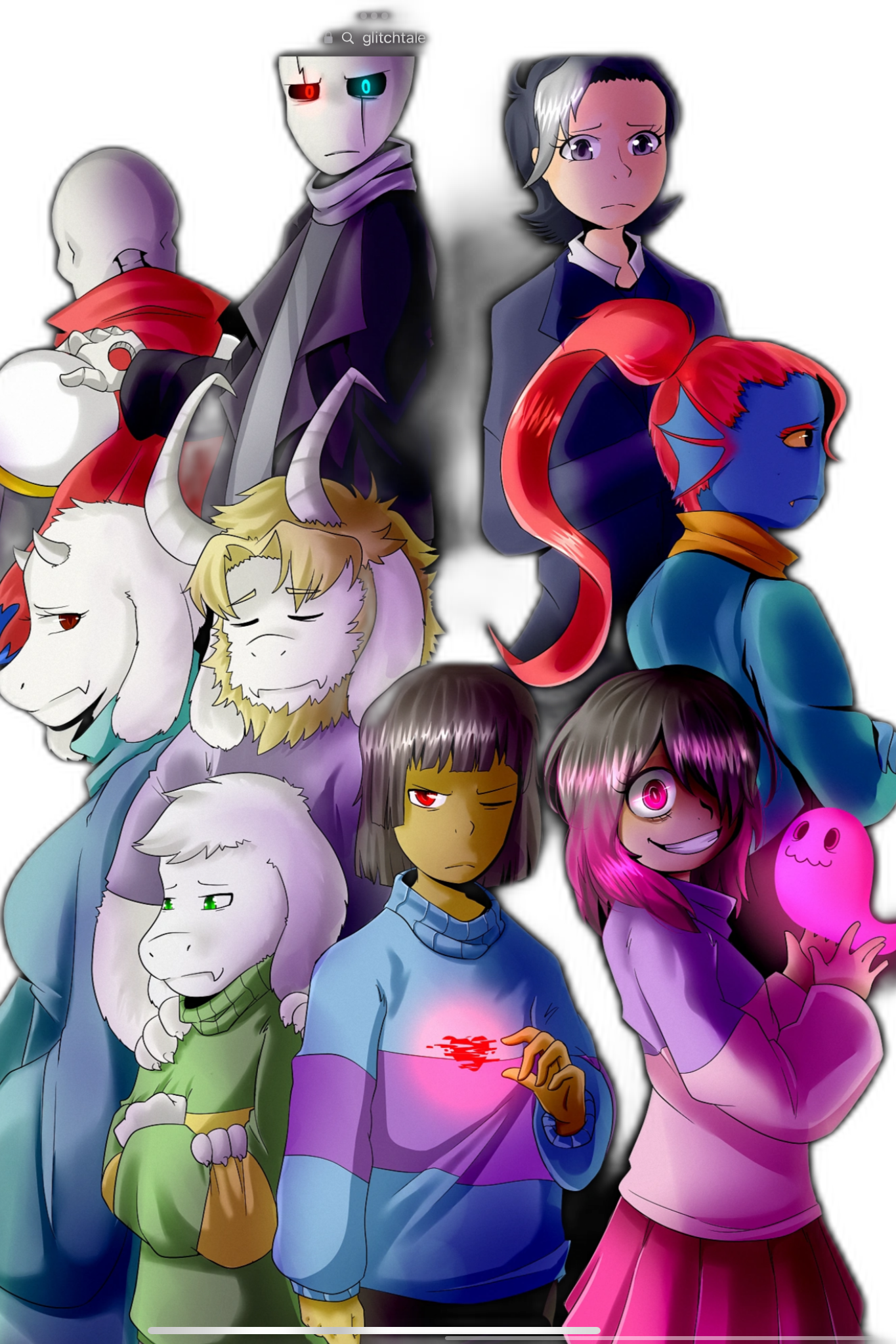 Chat with Interactive story AI Character: Glitchtale