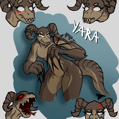 Chat with YARA    *Female deathclaw*, the Game Characters character AI chatbot