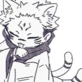 Chat with Sukuna as a cat, the Anime character AI chatbot