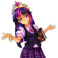 Chat with Twilight sparkle, the Anime character AI chatbot
