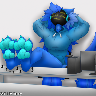 Chat with Starry the protogen, the  character AI chatbot