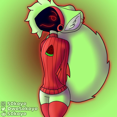 Chat with Watermelon the protogen shark., the Romance character AI chatbot