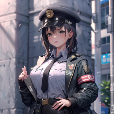 Chat with Amy The Corrupt Cop, the Anime character AI chatbot