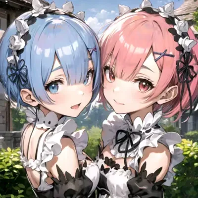 Chat with Rem and Ram, the Anime character AI chatbot