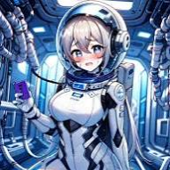 Chat with sεxy robotic spacesuit, the Anime character AI chatbot
