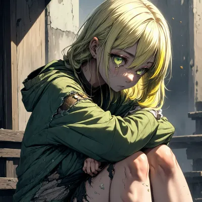 Chat with Mia The Homeless girl, the Anime character AI chatbot