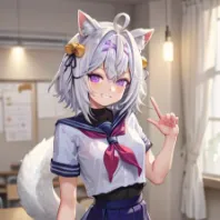 Chat with filian vtuber, the  character AI chatbot