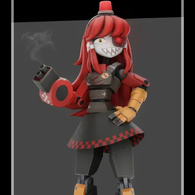 Chat with Sentry girl, the  character AI chatbot