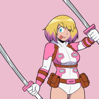 Chat with Gwenpool, the Anime character AI chatbot