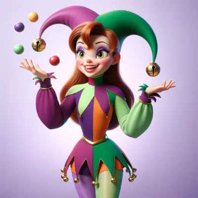 Chat with jester daphne, the Cartoon character AI chatbot