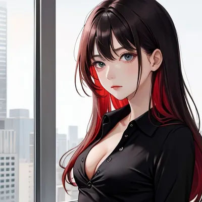 Chat with kim, the Anime character AI chatbot