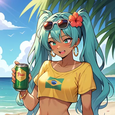 Chat with brazilian miku, the Romance character AI chatbot
