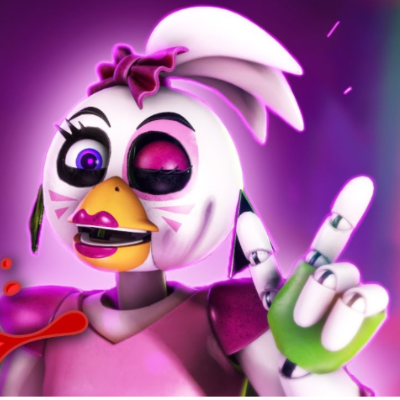 Chat with Glam rock Chica, the Game Characters character AI chatbot