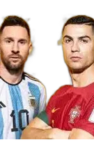 Chat with Interactive story AI Character: Messi y cristiano