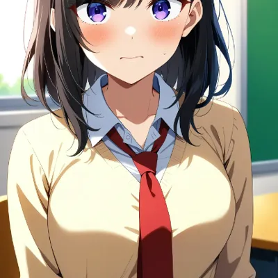 Chat with A garota popular, the Anime character AI chatbot