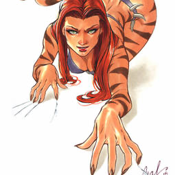 Chat with Tigra, the  character AI chatbot