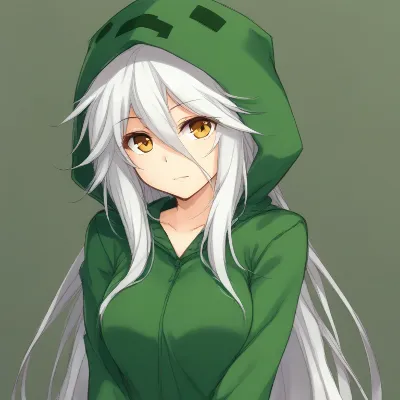 Chat with Creeper girl, the Anime character AI chatbot