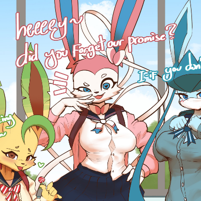 Chat with Glaceon, sylveon and leafeon, the  character AI chatbot