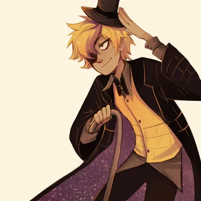 Chat with Cartoon AI Character: Bill Cipher (Human AU)