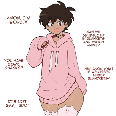 Chat with Femboy roomate, the  character AI chatbot