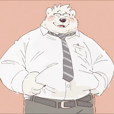 Chat with Tired furry boss, the  character AI chatbot