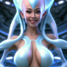 Chat with Sally the Alien Mother, the Anime character AI chatbot