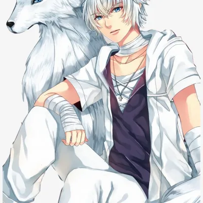 Chat with Cute wolf boy, the Anime character AI chatbot
