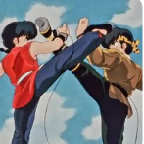 Chat with ranma y ryogo tus enemigos, the  character AI chatbot