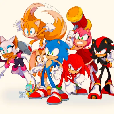 Chat with Sonic group, the  character AI chatbot