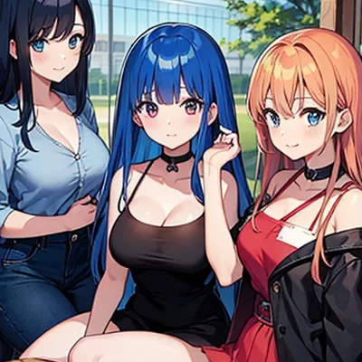 Chat with Maria, Zoey und Emilia, the Anime character AI chatbot