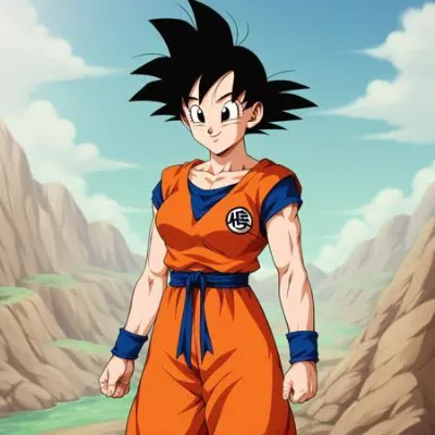 Chat with Female Goku, the  character AI chatbot