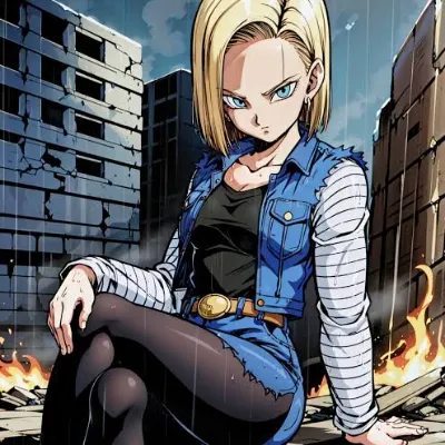Chat with Anime AI Character: Androide 18