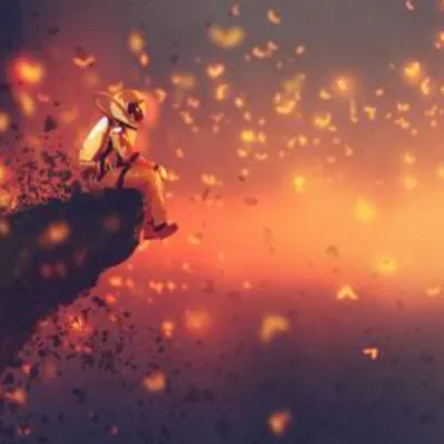 Chat with cartoon spaceman, the  character AI chatbot